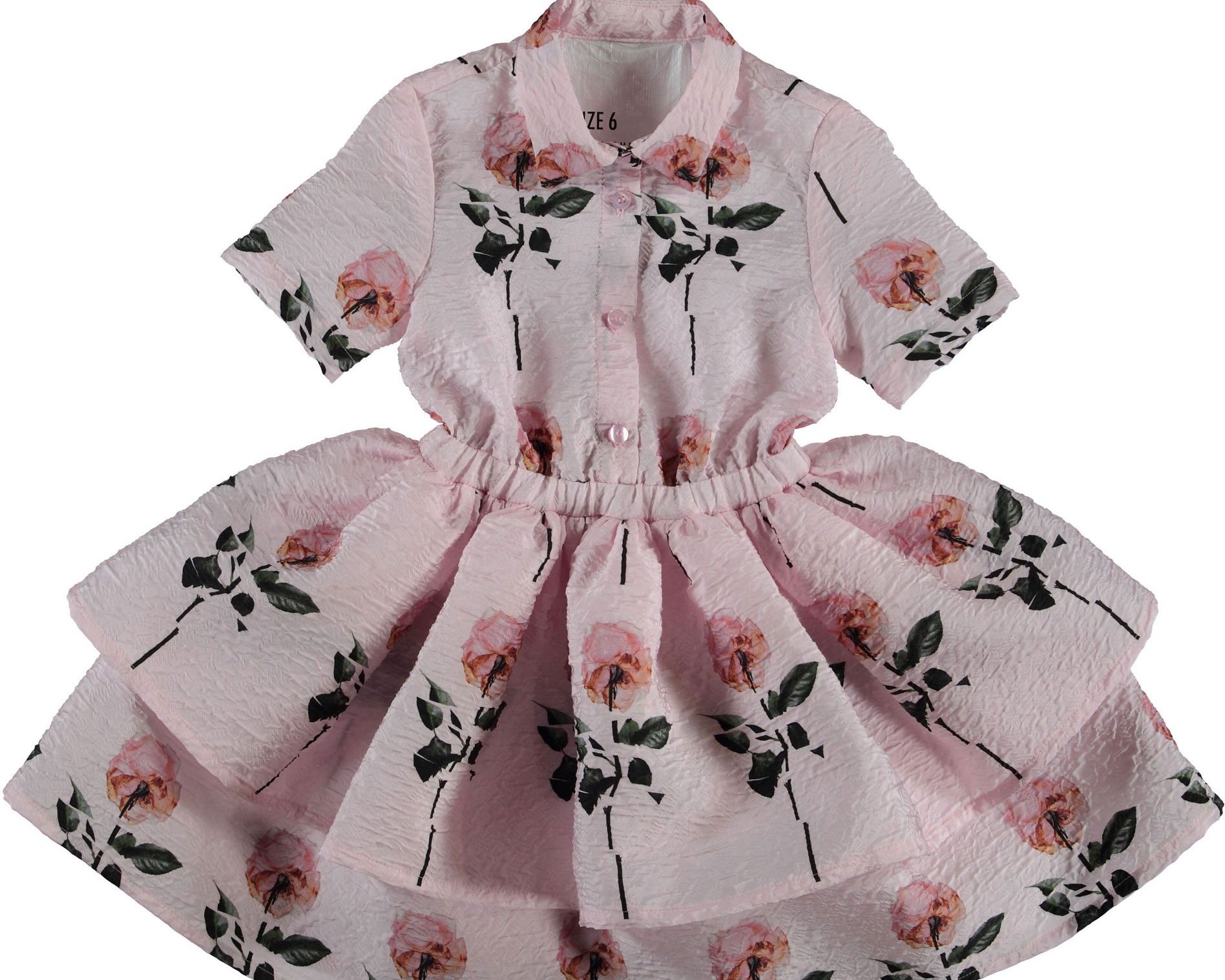 WhatAMetziah - Caroline Bosmans Rose Pollen Poppy Dress Size 12